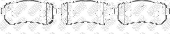 NiBK PN0436S - Set placute frana de performanta allinparts.ro