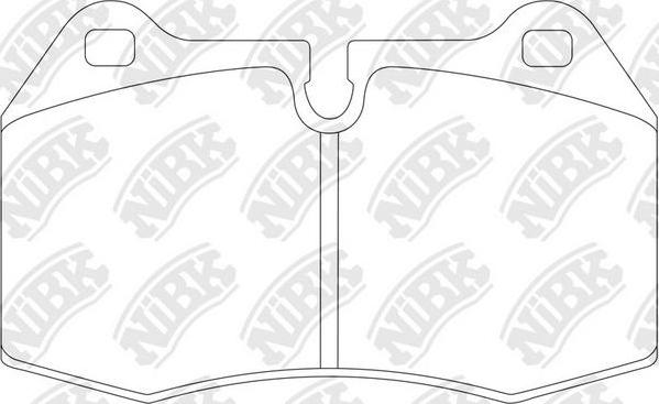 NiBK PN0165S - Set placute frana de performanta - allinparts.ro