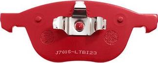 NiBK PN0365S - Set placute frana de performanta allinparts.ro