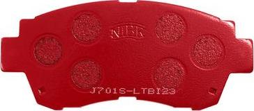 NiBK PN1228S - Set placute frana de performanta allinparts.ro