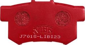 NiBK PN8397S - Set placute frana de performanta - allinparts.ro