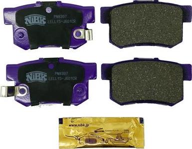 NiBK PN8397 - Set placute frana,frana disc allinparts.ro
