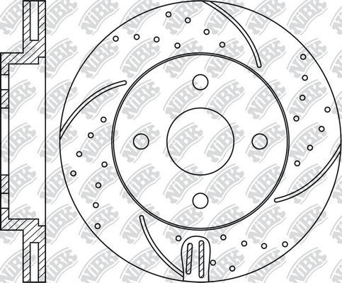NiBK RN1525DSET - Disc frana de performanta - allinparts.ro