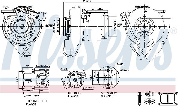 NISSENS 93604 - Compresor,sistem de supraalimentare - allinparts.ro