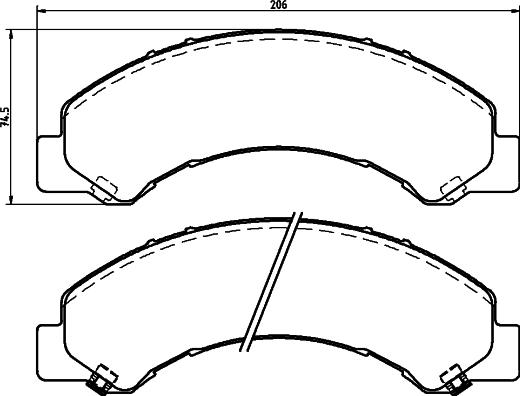 Nisshinbo NP4006 - Set placute frana,frana disc allinparts.ro