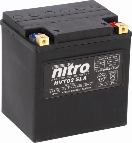 NITRO HVT 02 SLA - Baterie de pornire allinparts.ro