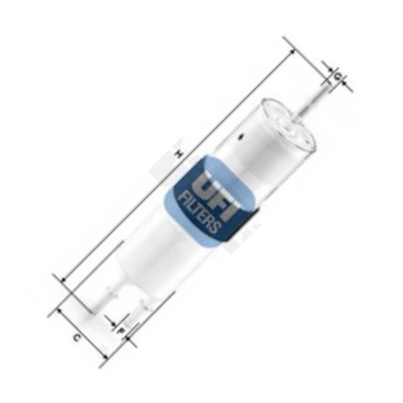 NPS B133W01 - Filtru combustibil - allinparts.ro