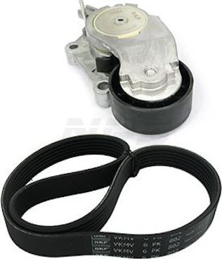 NPS P108A13 - Set curea transmisie cu caneluri - allinparts.ro