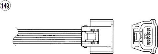 NTK 90848 - Sonda Lambda allinparts.ro