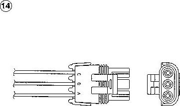 NTK 1861 - Sonda Lambda - allinparts.ro