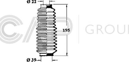 OCAP 1211105 - Burduf cauciuc, directie - allinparts.ro