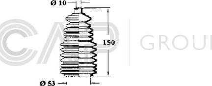 OCAP 1211136 - Burduf cauciuc, directie allinparts.ro
