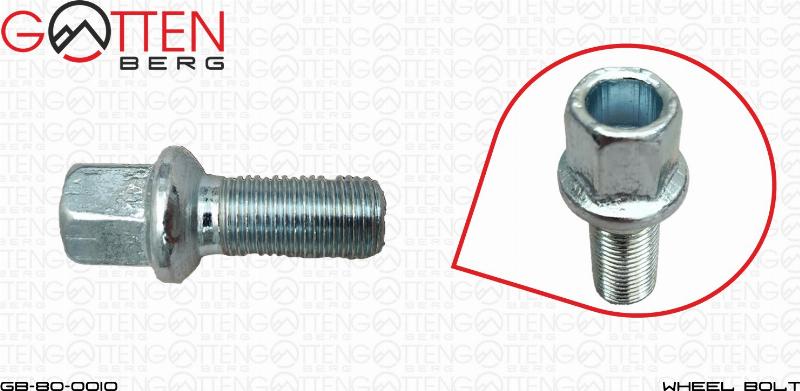OES PARTS GB-80-0010 - Surub roata allinparts.ro
