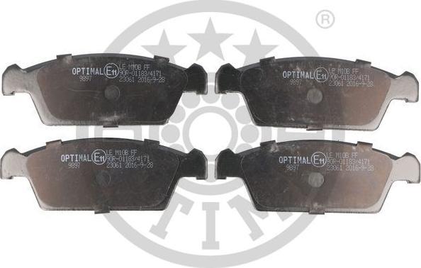 OPTIMAL 9897 - Set placute frana,frana disc - allinparts.ro