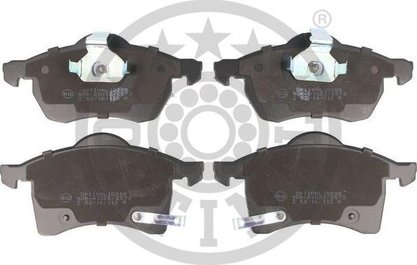 OPTIMAL 10288 - Set placute frana,frana disc - allinparts.ro