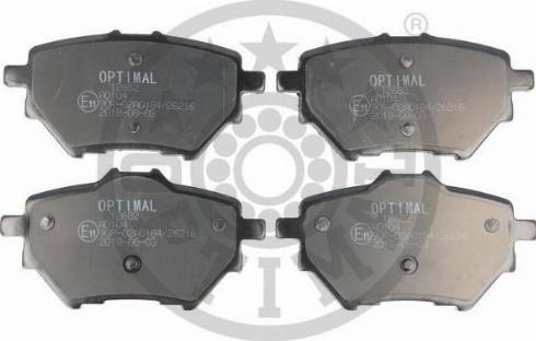 OPTIMAL BP-12682 - Set placute frana,frana disc allinparts.ro