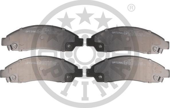 OPTIMAL 12344 - Set placute frana,frana disc - allinparts.ro