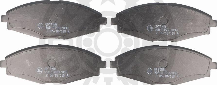OPTIMAL BP-99999SD - Set placute frana,frana disc - allinparts.ro