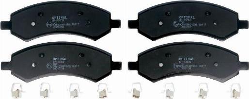 OPTIMAL BP-13059 - Set placute frana,frana disc allinparts.ro