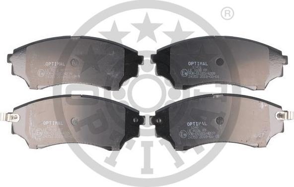 OPTIMAL BP-12491 - Set placute frana,frana disc allinparts.ro