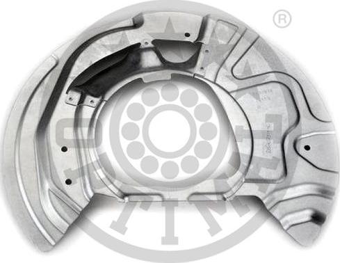 OPTIMAL BSP-5016R - Protectie stropire,disc frana - allinparts.ro