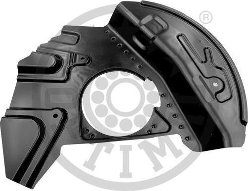 OPTIMAL BSP-5024R - Protectie stropire,disc frana - allinparts.ro