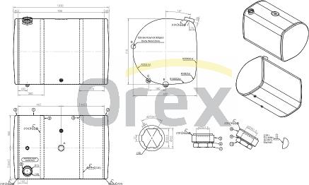 Orex 347002 - Rezervor combustibil allinparts.ro