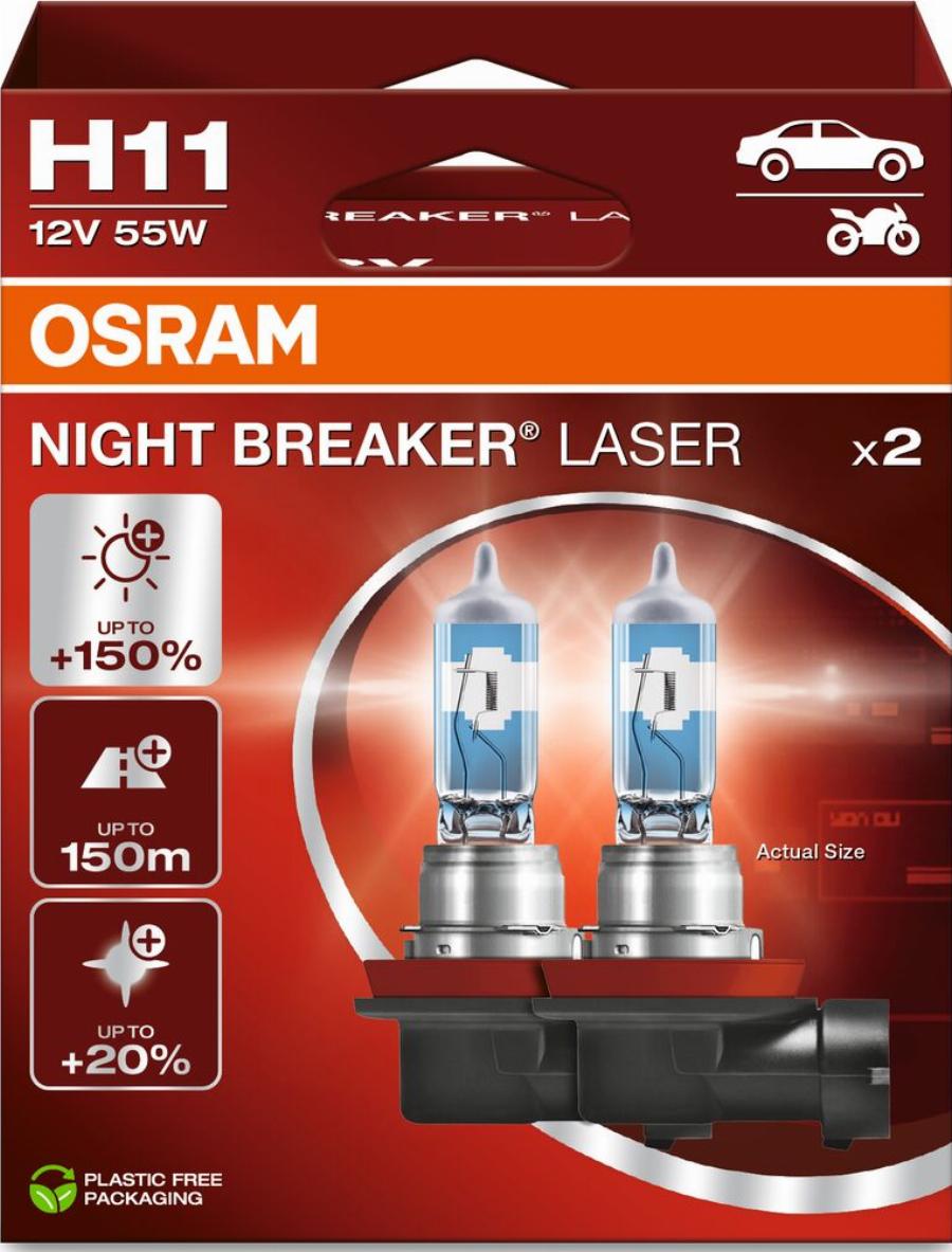 OSRAM 64211NL-2HB - Bec, far faza lunga - allinparts.ro