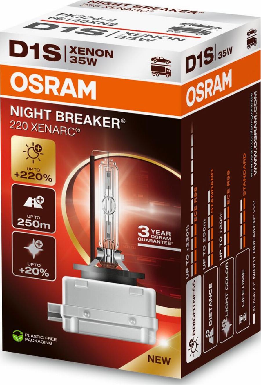 OSRAM 66140XN2 - Bec, far faza lunga - allinparts.ro