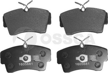 OSSCA 00235 - Set placute frana,frana disc allinparts.ro