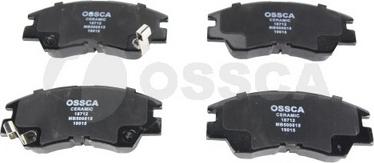 OSSCA 18712 - Set placute frana,frana disc - allinparts.ro