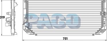 PACO CL3953 - Condensator, climatizare allinparts.ro