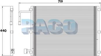 PACO PL3984 - Condensator, climatizare allinparts.ro
