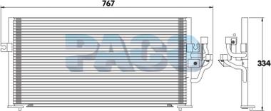 PACO CL3985 - Condensator, climatizare - allinparts.ro