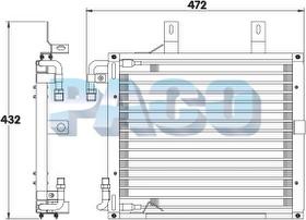 PACO CL3931 - Condensator, climatizare - allinparts.ro