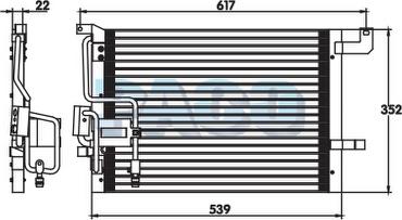 PACO CL3051 - Condensator, climatizare allinparts.ro
