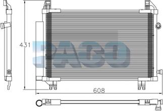 PACO MP5791 - Condensator, climatizare - allinparts.ro