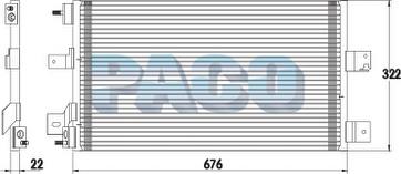 PACO PL5169 - Condensator, climatizare allinparts.ro