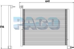 PACO PL3429 - Condensator, climatizare - allinparts.ro