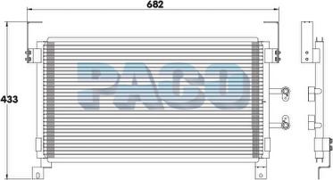 PACO PL3690 - Condensator, climatizare - allinparts.ro