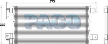 PACO PL3639 - Condensator, climatizare allinparts.ro