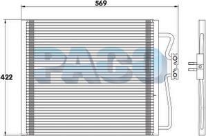 PACO PL3301 - Condensator, climatizare - allinparts.ro