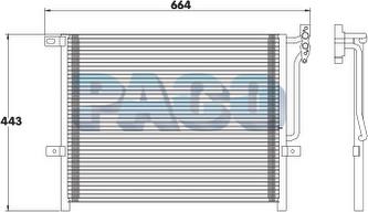 PACO PL3283 - Condensator, climatizare - allinparts.ro