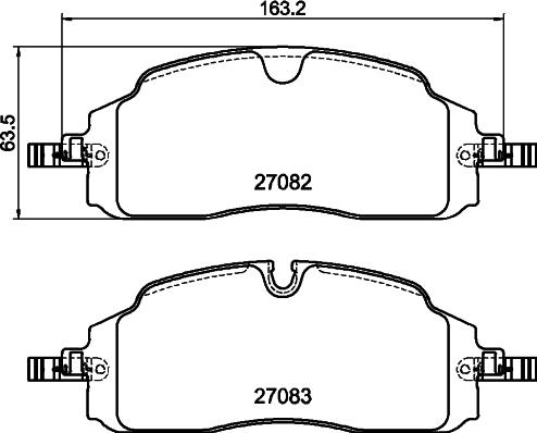 Pagid T4616 - Set placute frana,frana disc - allinparts.ro