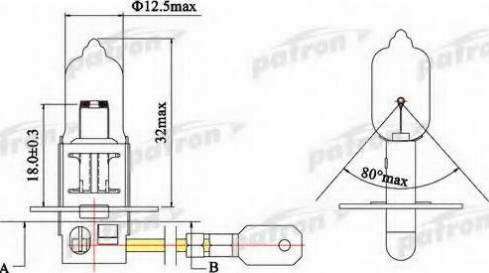 Patron PLH3-12/55 - Bec, far pentru viraje allinparts.ro
