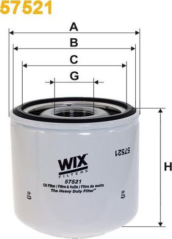 Pemebla WIX57521 - Filtru ulei allinparts.ro
