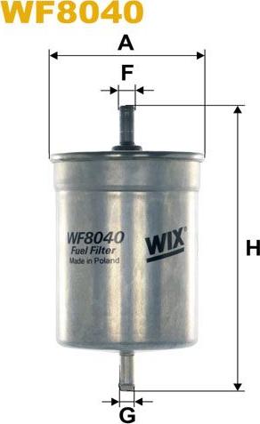 Pemebla WIXWF8040 - Filtru combustibil - allinparts.ro