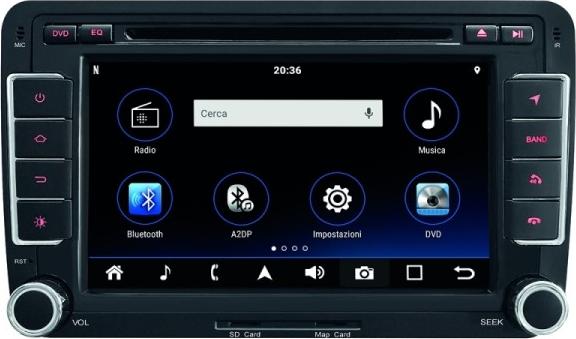 PHONOCAR VM117D - Combinatie radio / sistem navigatie allinparts.ro