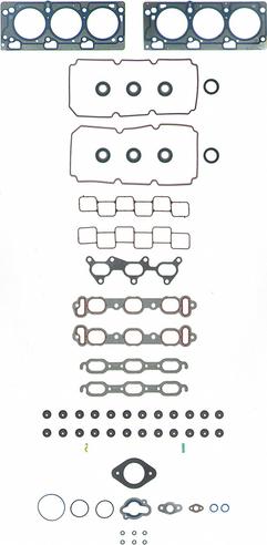 Pika 151-2273 - Set garnituri, chiulasa allinparts.ro