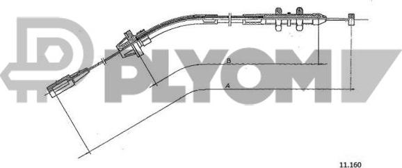 PLYOM P766071 - Cablu acceleratie - allinparts.ro